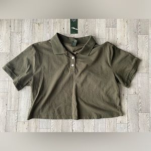 Wild Fable Cropped polo